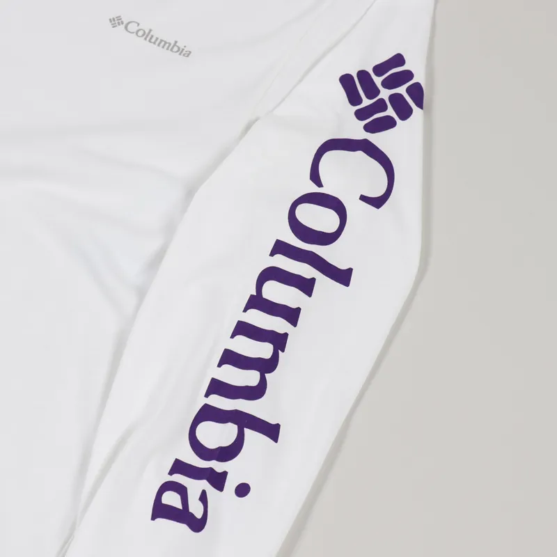 Columbia North Cascades Long Sleeve T Shirt White-3