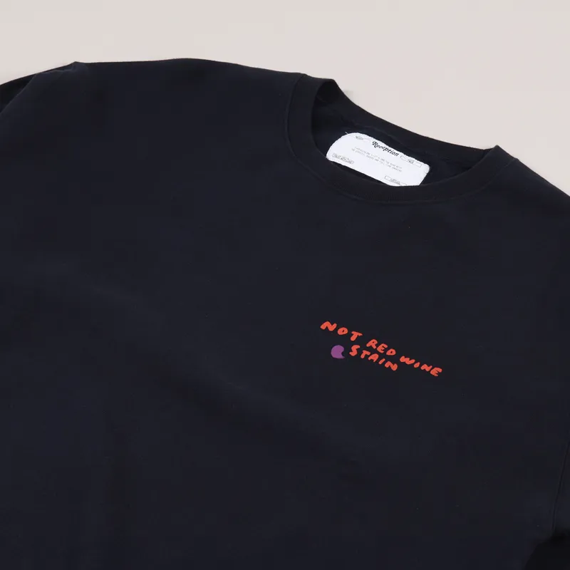 Reception Club Red Wine Sweat Dark Navy-2