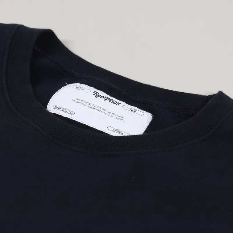 Reception Club Red Wine Sweat Dark Navy-5