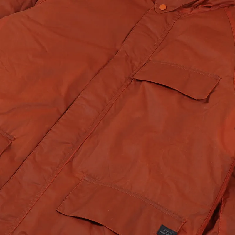 Barbour x Norse Projects North Sea Parka Burnt Orange-10