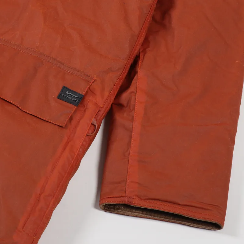 Barbour x Norse Projects North Sea Parka Burnt Orange-4