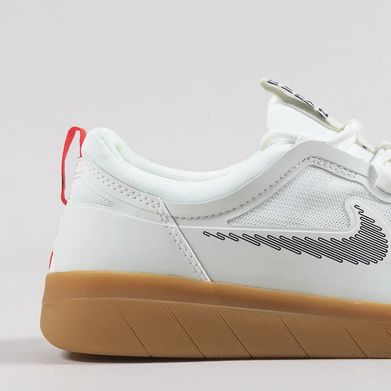 Nike SB Nyjah Free 2 Shoes Summit White Black-5