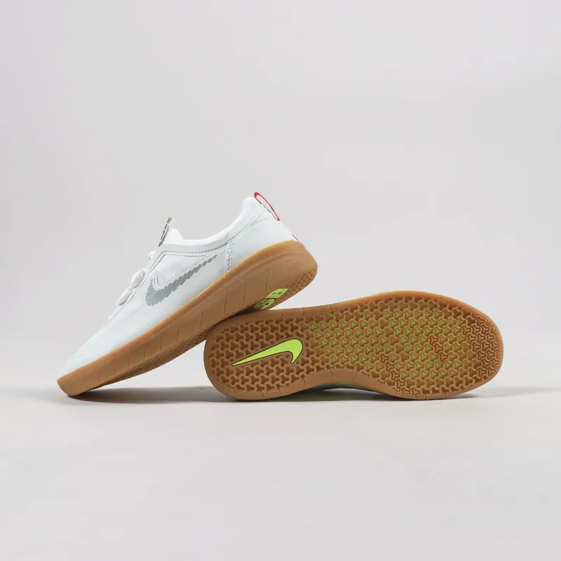 Nike SB Nyjah Free 2 Shoes Summit White Black-1