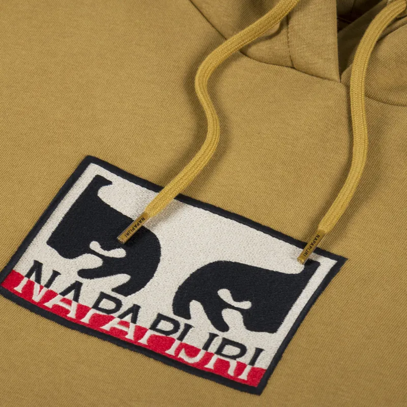 Napapijri x Obey Hoodie Beige Bistre-4