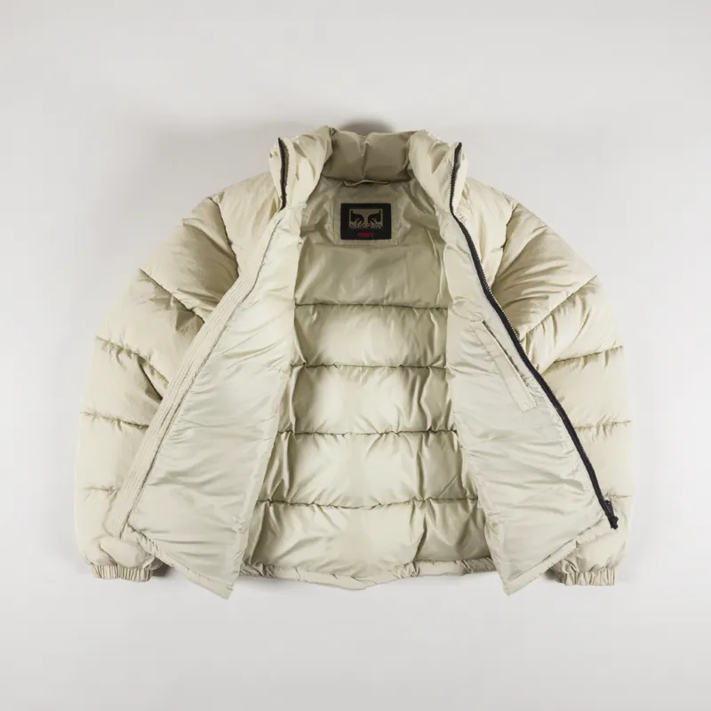 Napapijri x Obey Down Puffer Jacket Beige-1