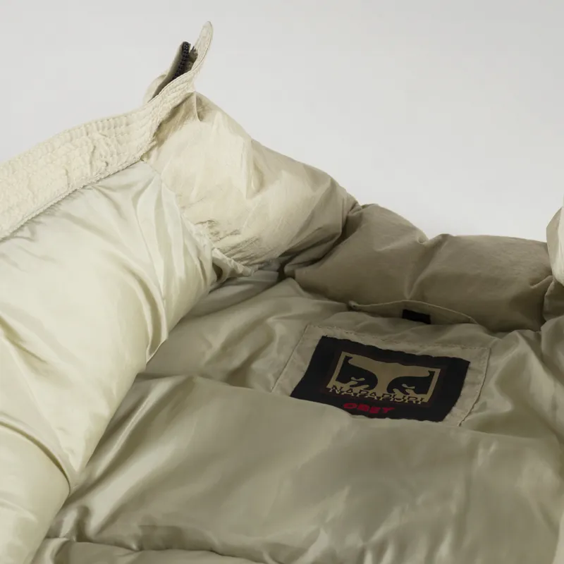 Napapijri x Obey Down Puffer Jacket Beige-6