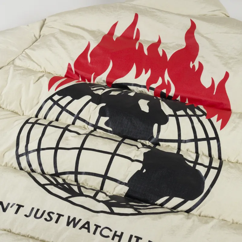 Napapijri x Obey Down Puffer Jacket Beige-4