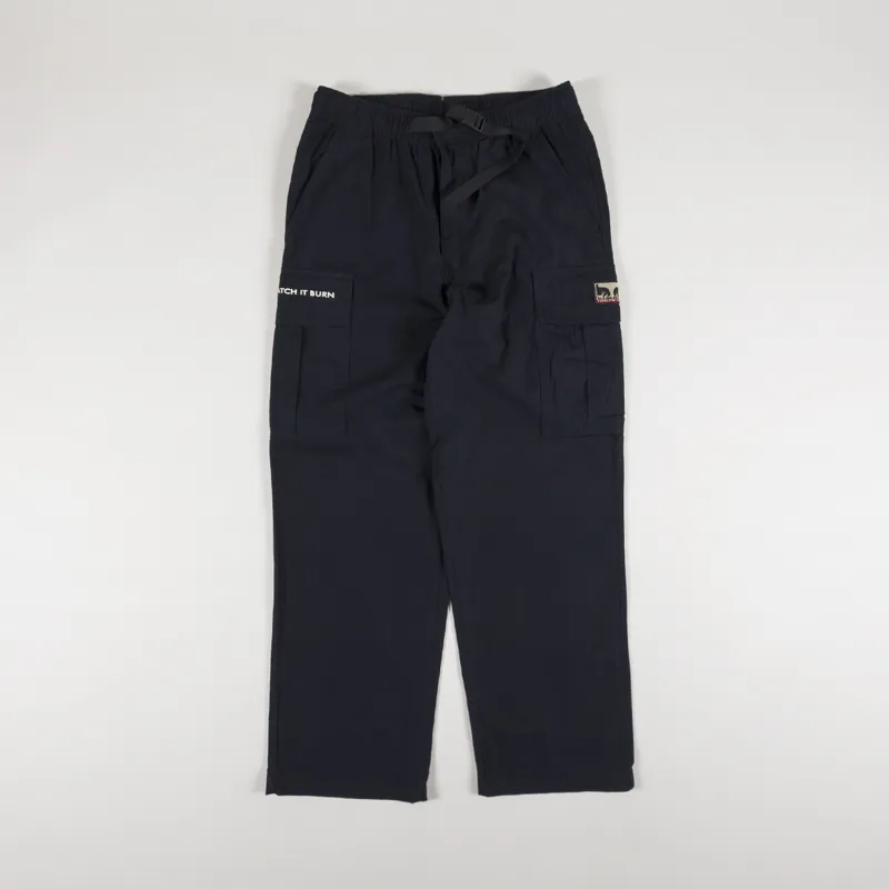 Napapijri x Obey Cargo Trousers Black-1