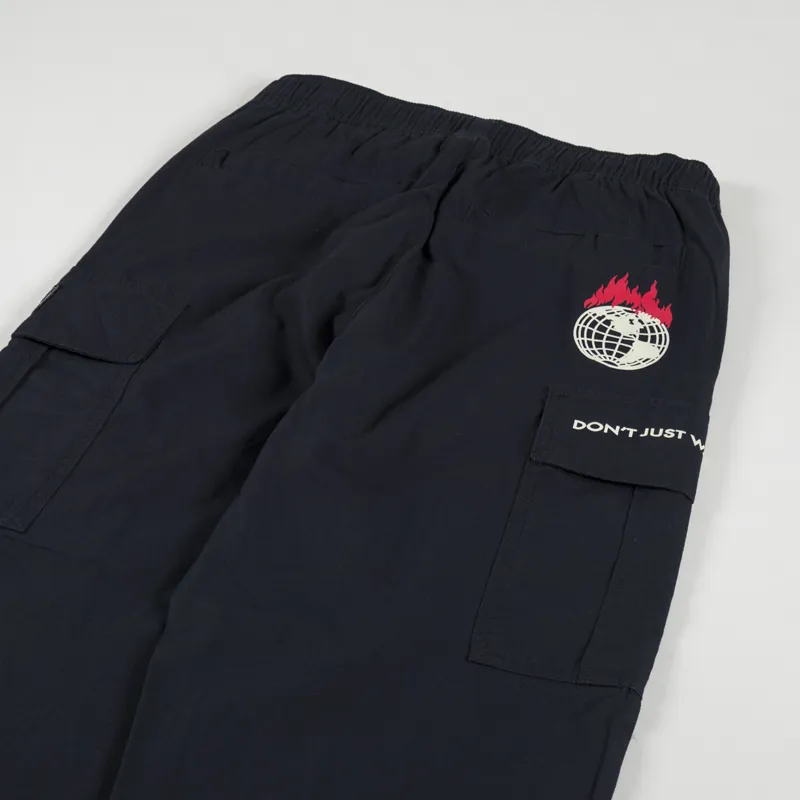 Napapijri x Obey Cargo Trousers Black-4
