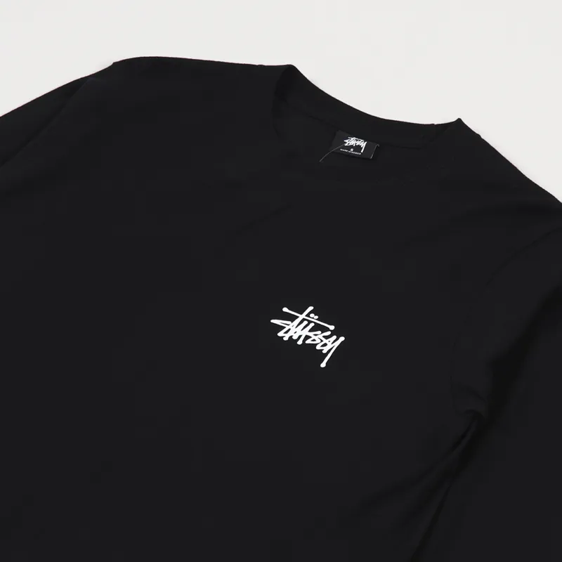 Stussy Ocular Long Sleeve T Shirt Black-3