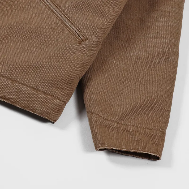 Carhartt WIP OG Detroit Jacket Hamilton Brown Black-8