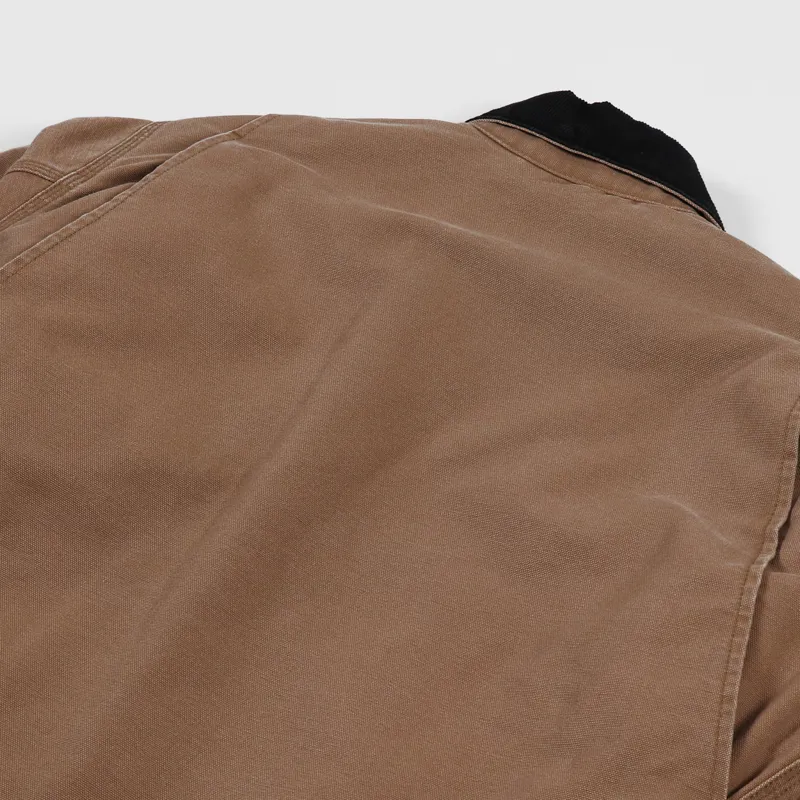Carhartt WIP OG Detroit Jacket Hamilton Brown Black-5
