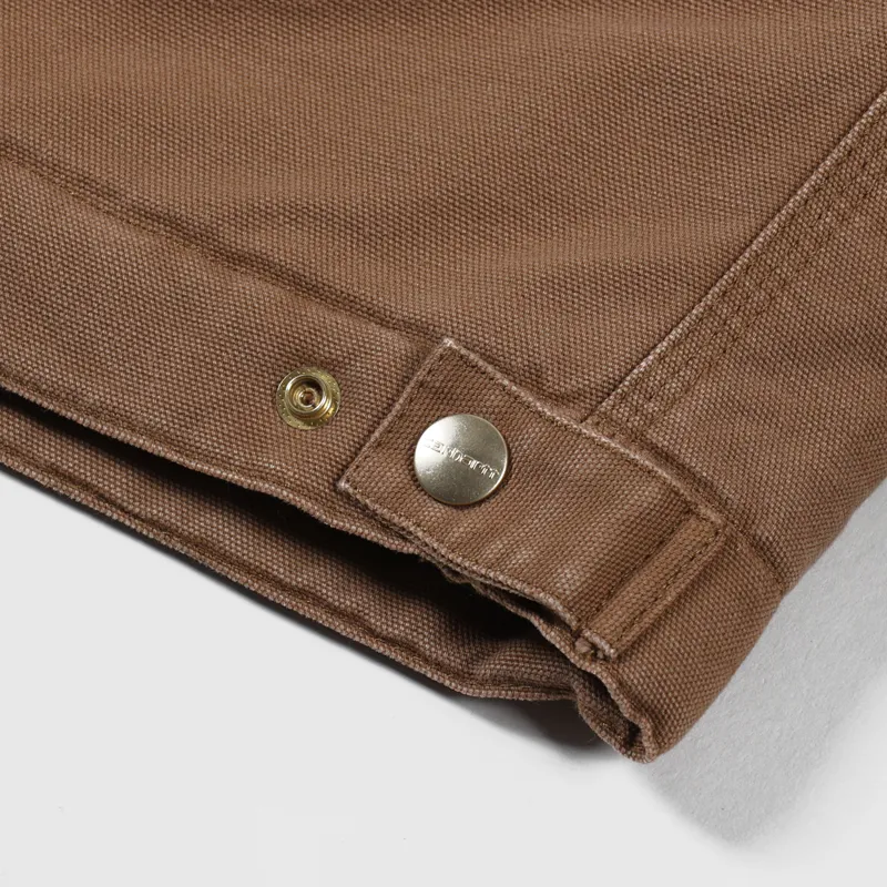 Carhartt WIP OG Detroit Jacket Hamilton Brown Black-6