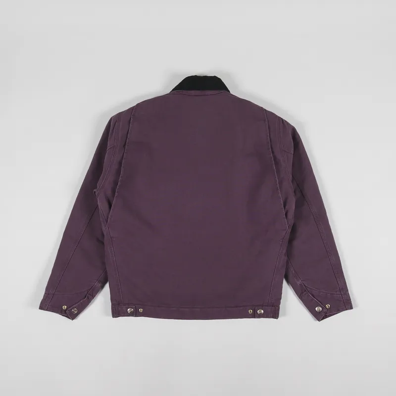 Carhartt WIP OG Detroit Jacket Dark Plum Black-2