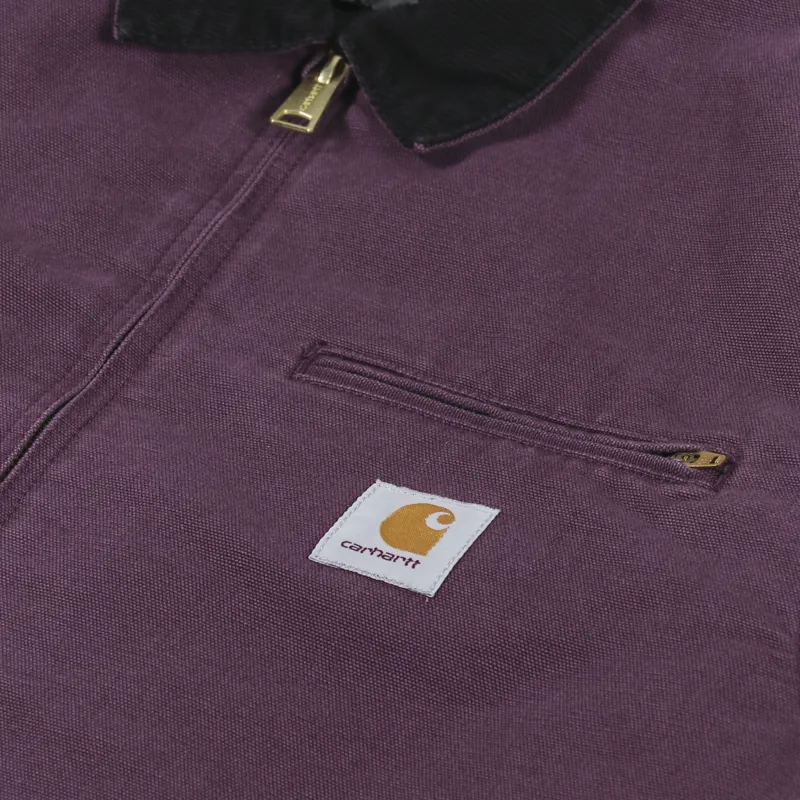 Carhartt WIP OG Detroit Jacket Dark Plum Black-7