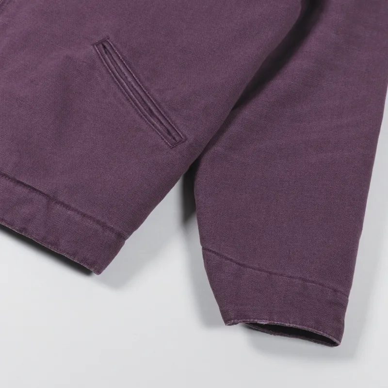 Carhartt WIP OG Detroit Jacket Dark Plum Black-8