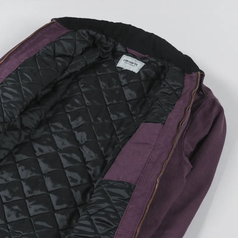 Carhartt WIP OG Detroit Jacket Dark Plum Black-4
