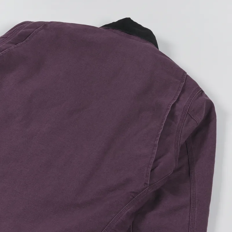 Carhartt WIP OG Detroit Jacket Dark Plum Black-5