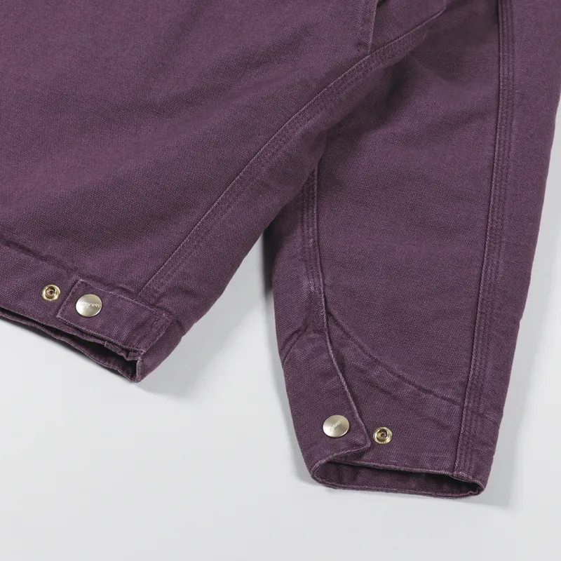Carhartt WIP OG Detroit Jacket Dark Plum Black-6