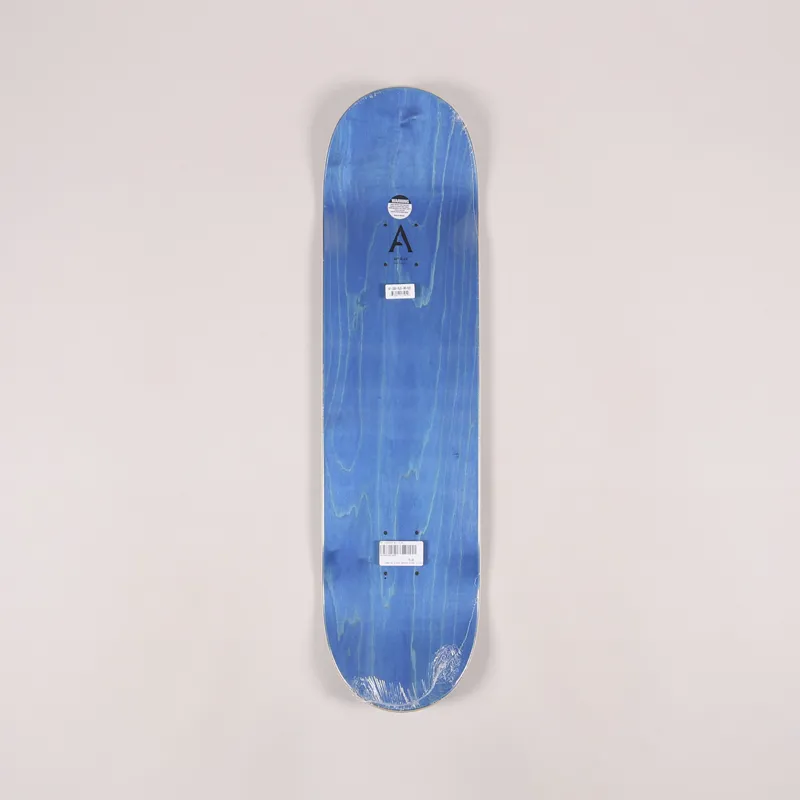 April Skateboards OG Logo Invert Deck Blue 8.25 Inch