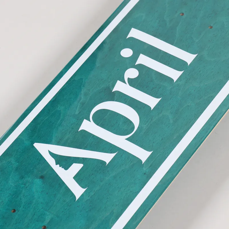 スケートボード April OG Logo Invert Mint - 7.8 April OG Logo Invert Skateboard Deck - Mint