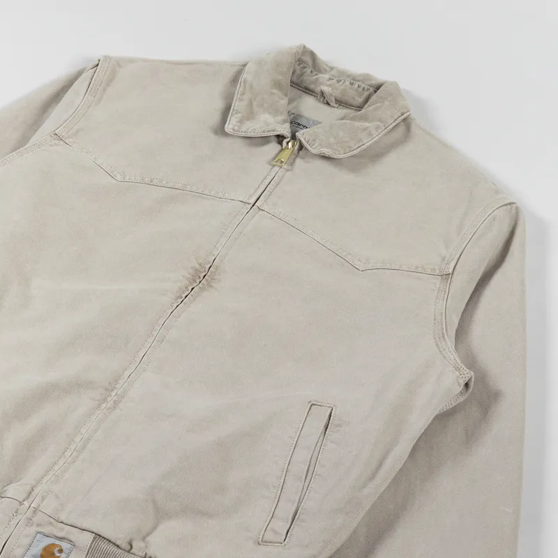 Carhartt WIP OG Santa Fe Jacket Dusty Hamilton Brown Faded-3