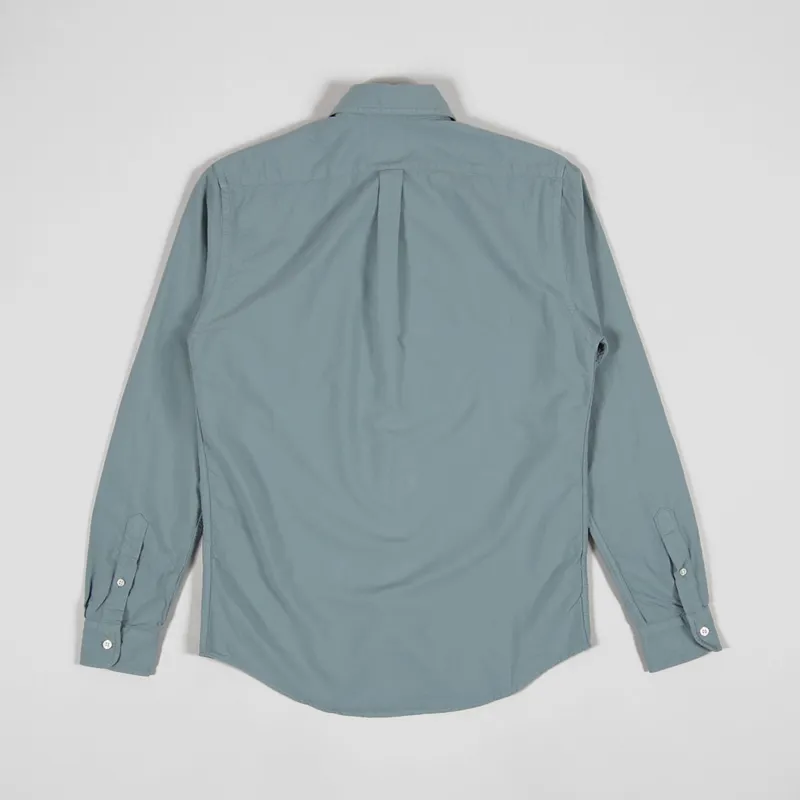 Colorful Standard Organic Button Down Shirt Steel Blue-1