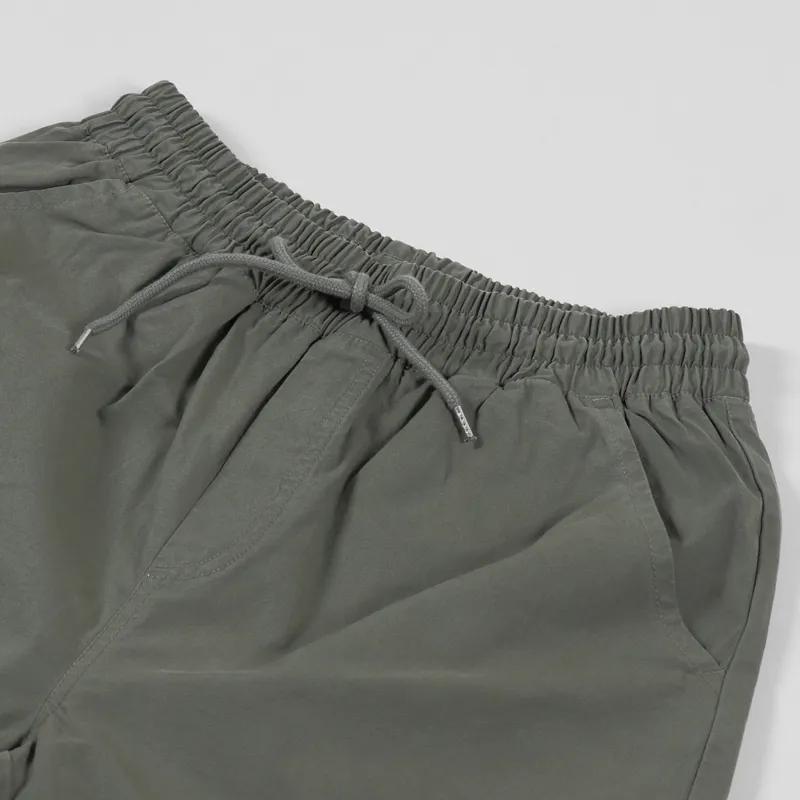 Colorful Standard Organic Twill Shorts Dusty Olive-2