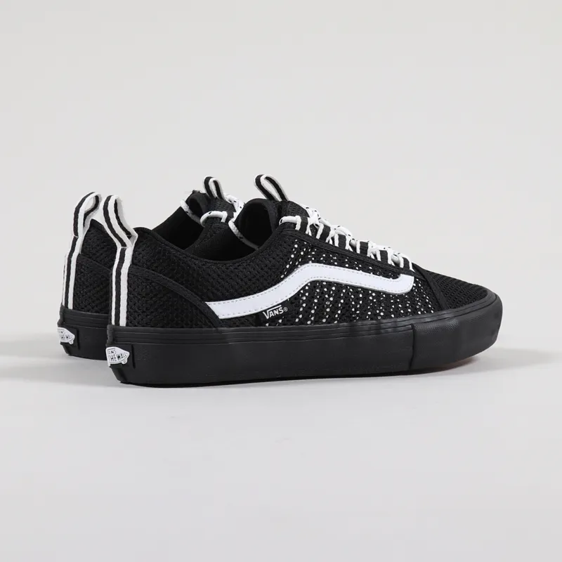 Vans Old Skool Sport Pro Shoes Black White-2