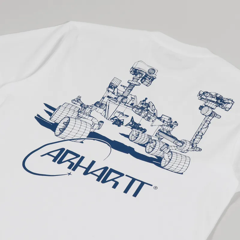 ★人気★【CARHARTT WIP】★S/S ORBIT T-SHIRT★Tシャツ★ Carhartt WIP Orbit T-Shirt | White/Blue | I029928-02