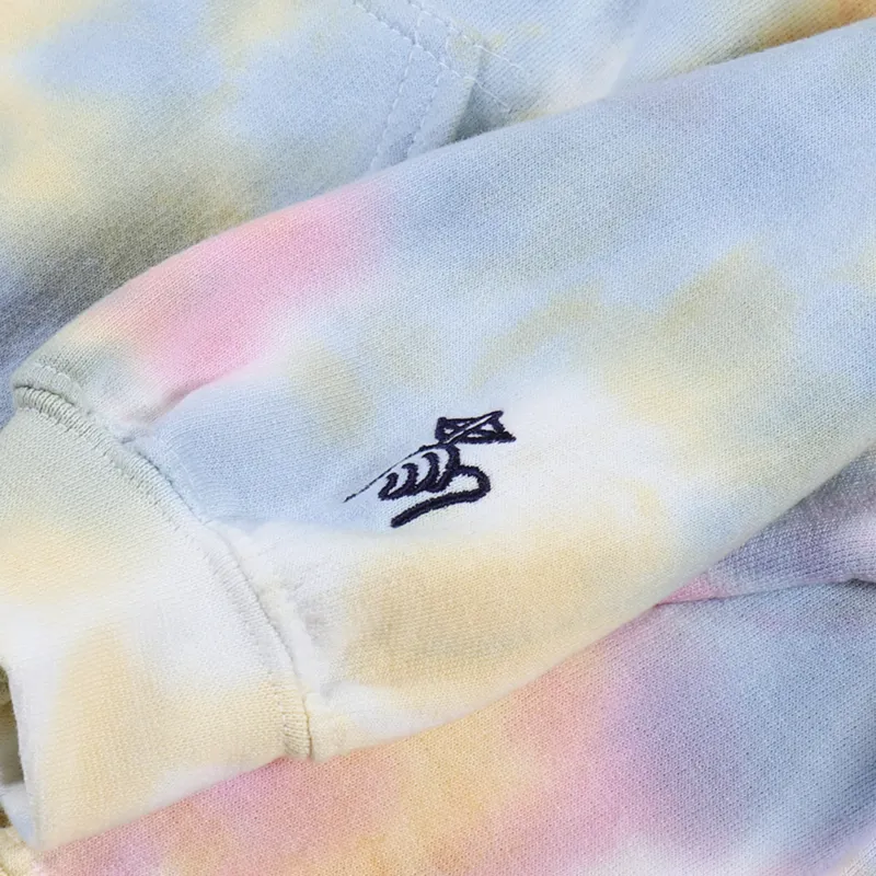 The Quiet Life Origin Embroidered Hoodie Tie Dye-5