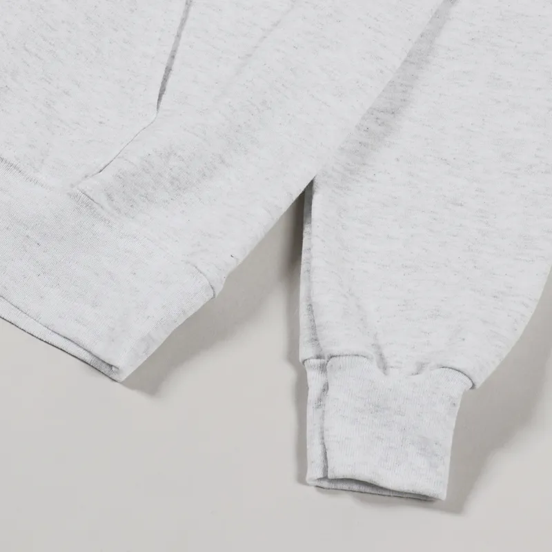 Thrasher Skateboard Magazine Outlined Hoodie Ash Grey-4