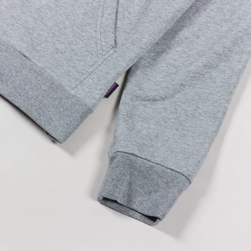 Patagonia P-6 Label French Terry Full-Zip Hoodie Feather Grey-6