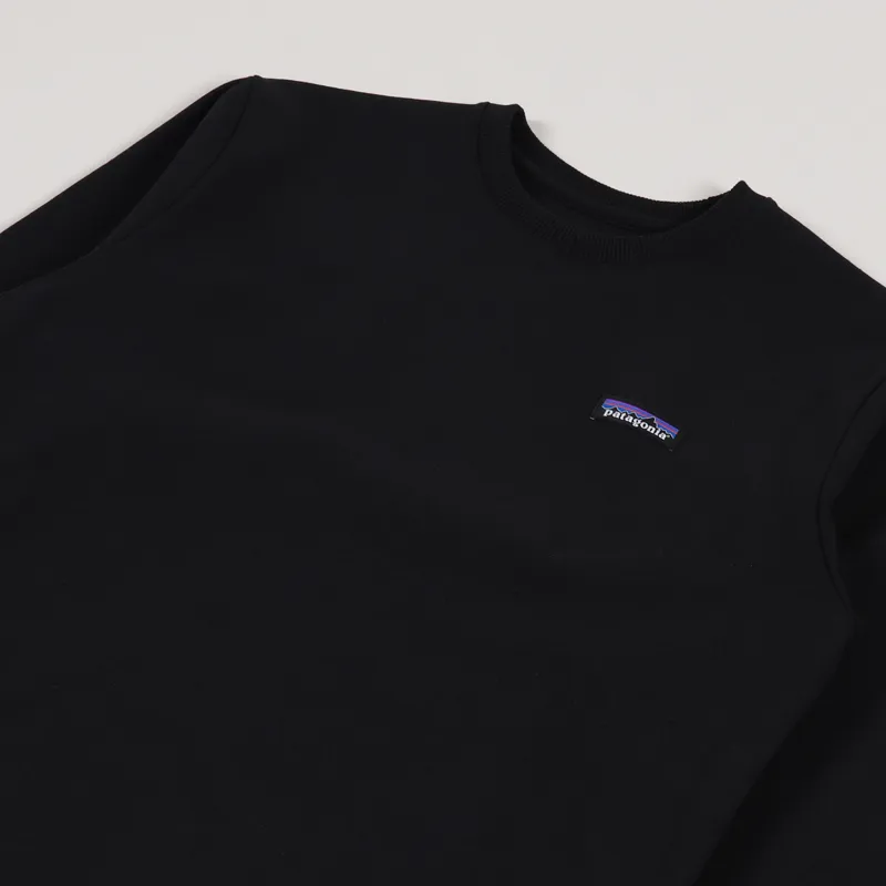 Patagonia P-6 Label Uprisal Crew Sweatshirt Black-2