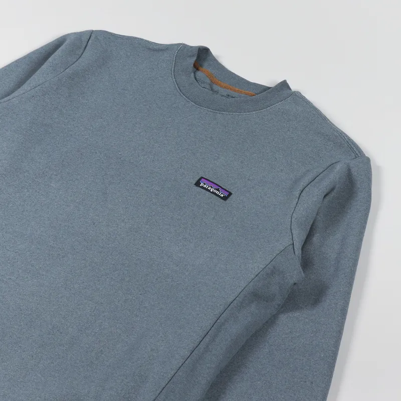 Patagonia P-6 Label Uprisal Crew Sweatshirt Plume Grey-2