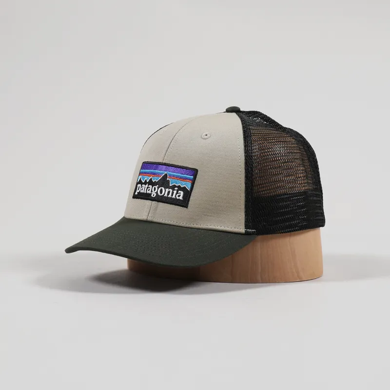 Patagonia P-6 Logo LoPro Trucker Hat El Cap Khaki