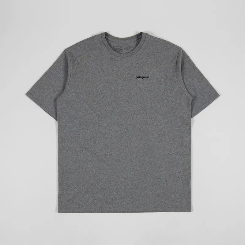 Patagonia P-6 Logo Responsibili-Tee Gravel Heather-1