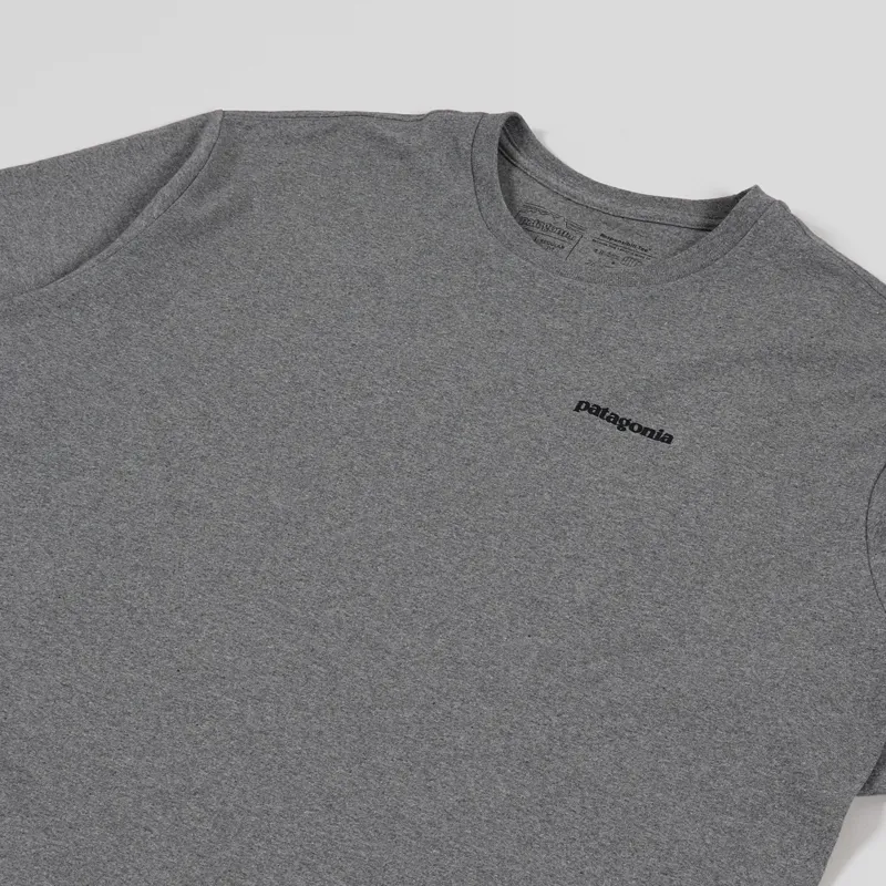 Patagonia P-6 Logo Responsibili-Tee Gravel Heather-3