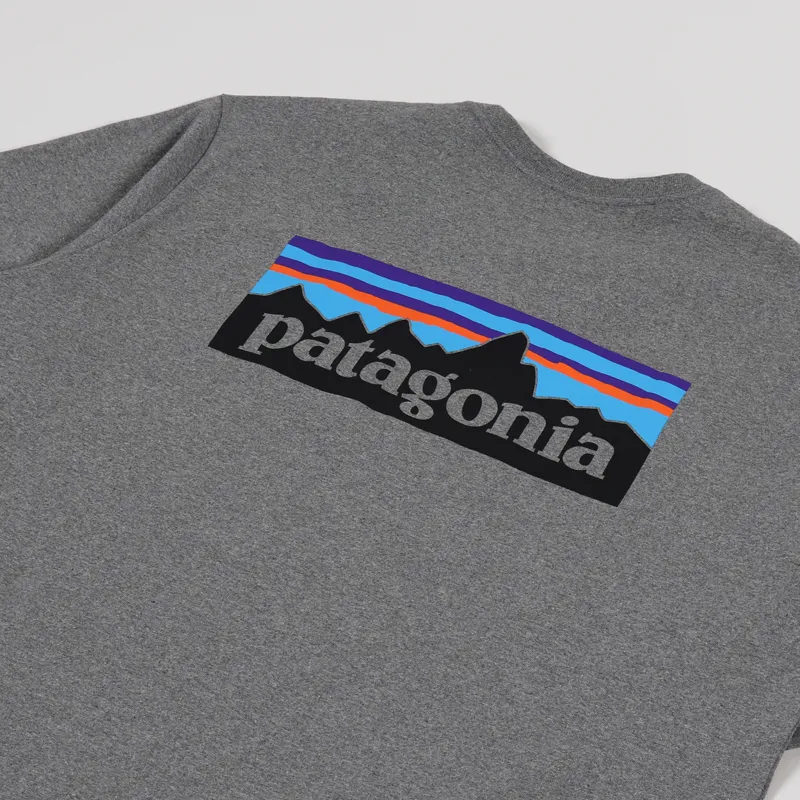 Patagonia P-6 Logo Responsibili-Tee Gravel Heather-2