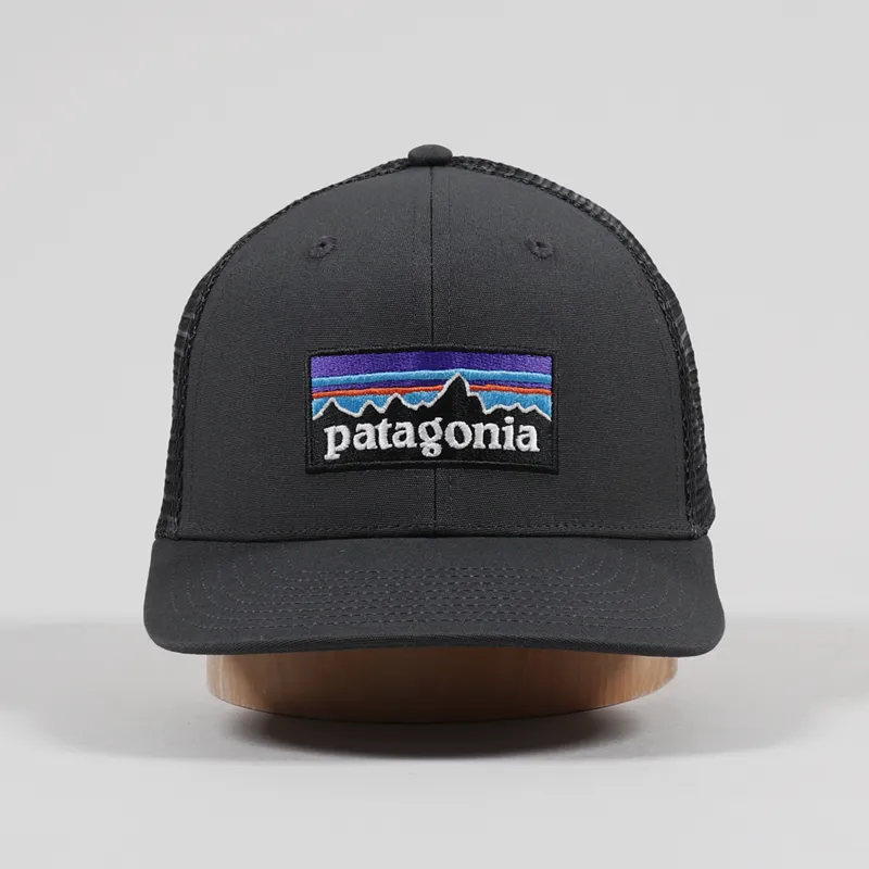 Patagonia P-6 Logo Trucker Hat Forge Grey-2