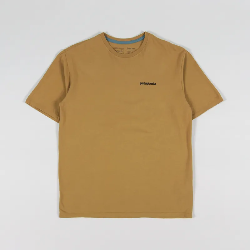 Patagonia P-6 Mission Organic T Shirt Oaks Brown-1