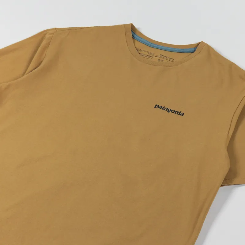 Patagonia P-6 Mission Organic T Shirt Oaks Brown-3