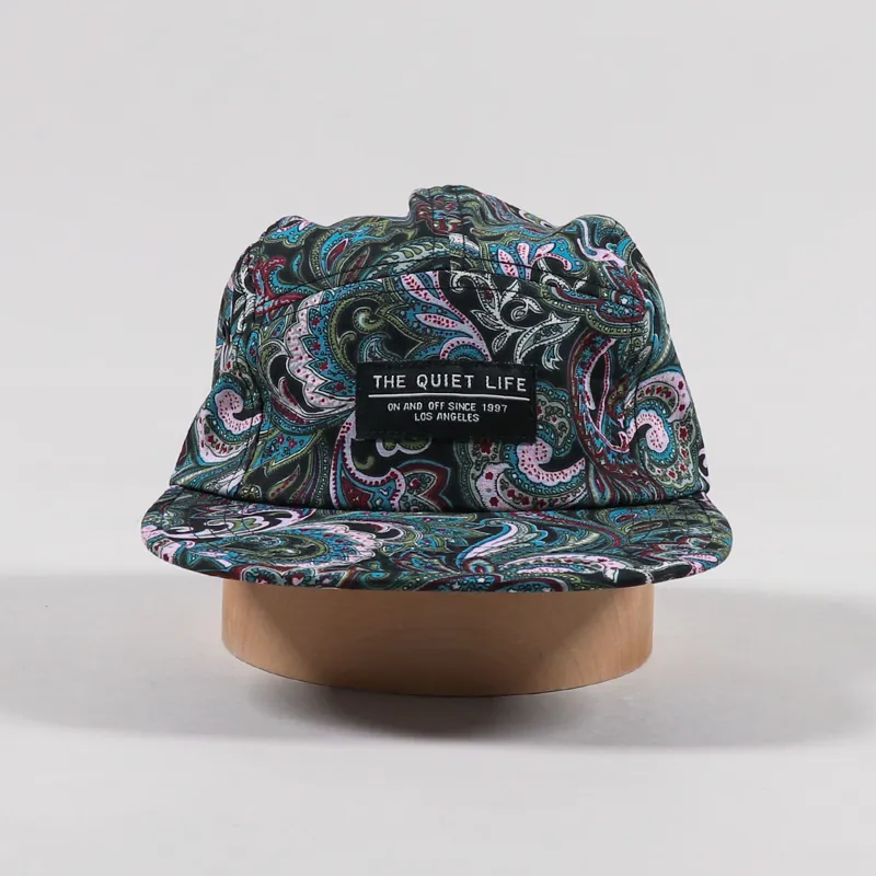 The Quiet Life Paisley 5 Panel Camper Hat Multi-2