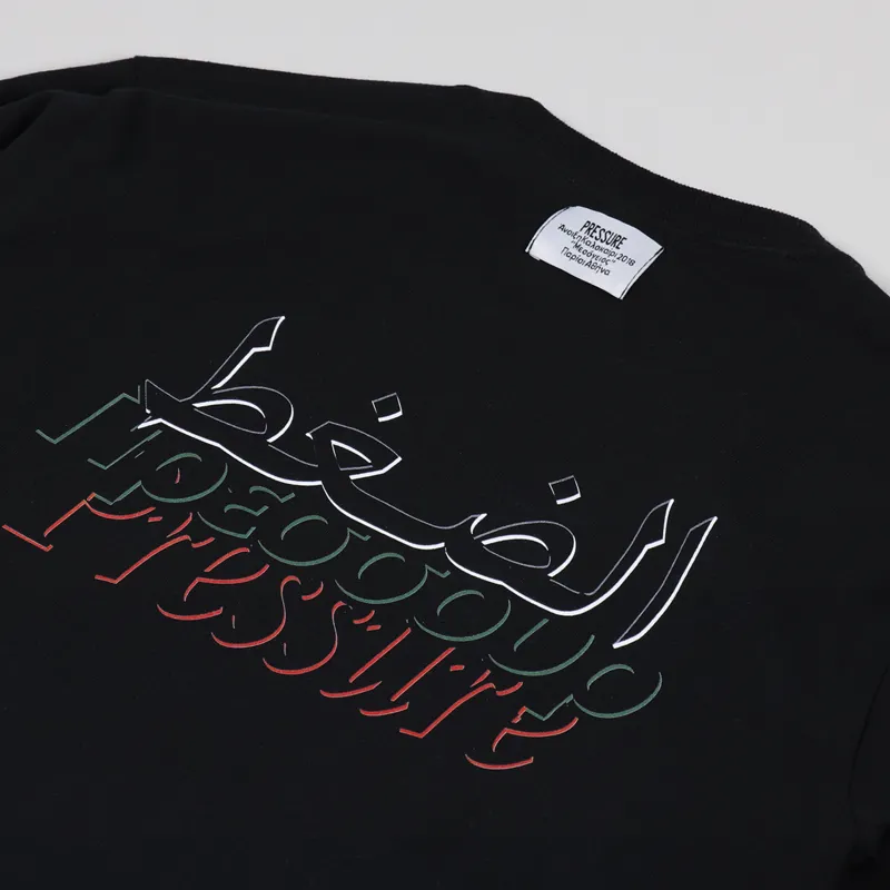 【PALPAL】 PALPAL LOGO L/S TEE Black Pressure Clothing Mens Palpal Graphic Long Sleeve T Shirt Black