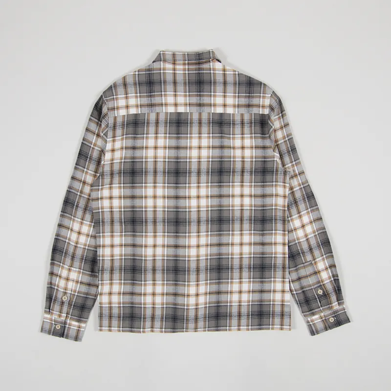 Folk Patch Shirt Peat Multicheck-1