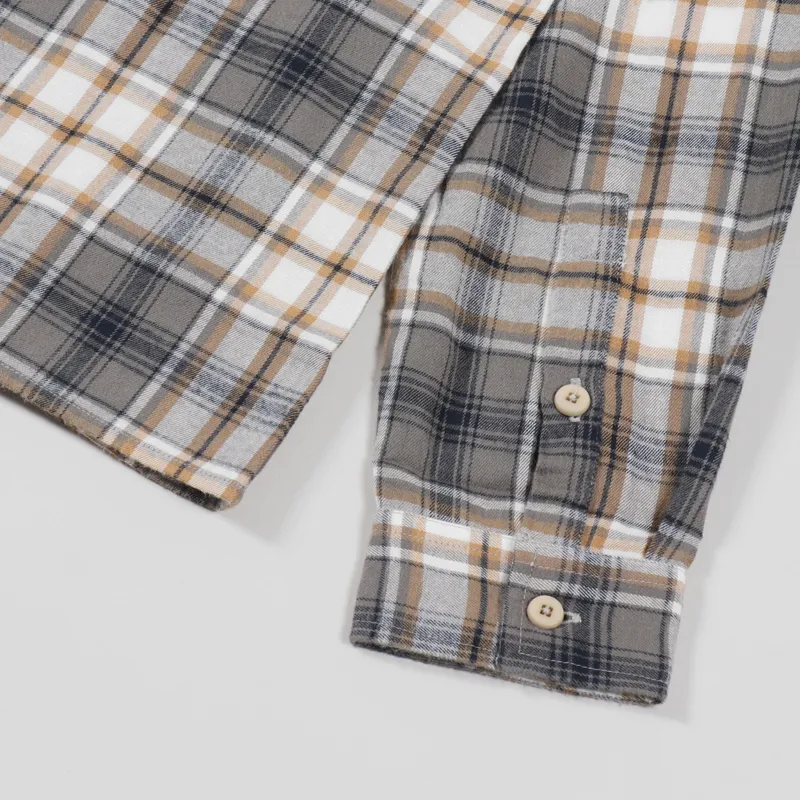 Folk Patch Shirt Peat Multicheck-3