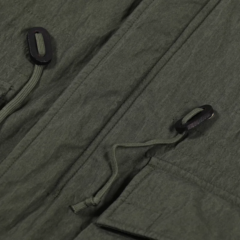 Universal Works Padded Short Parka Olive Washed-8