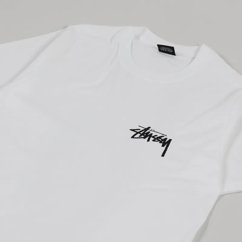 Stussy Peace Sign T Shirt White-2