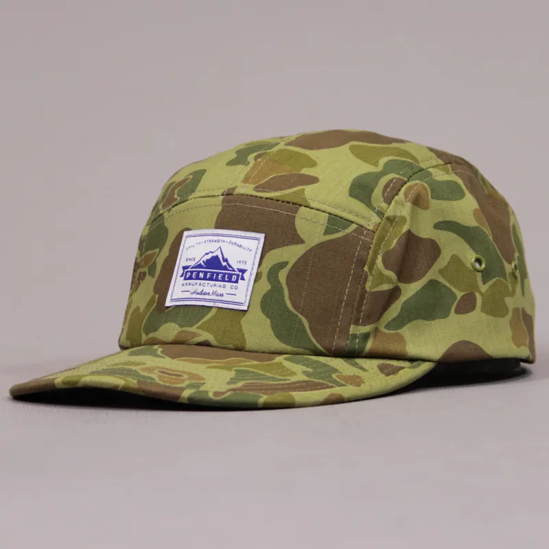 Penfield Casper Five Panel Cap - Printed Camo