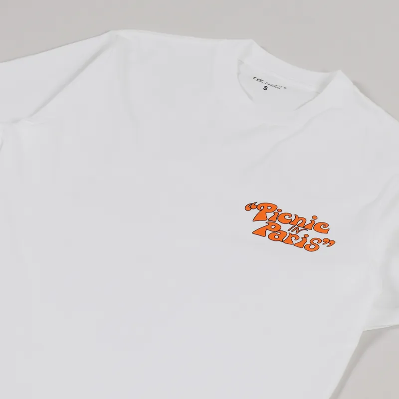Carhartt WIP Picnic In Paris T Shirt White-3